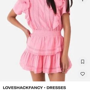 LoveShackFancy Pink Dress